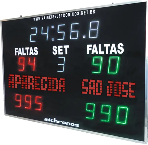 Placar Poliesportivo com Jornal